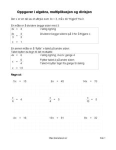 algebra multiplikasjon 1 ark 2 232x300 