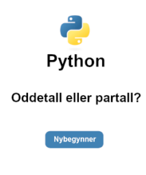 oddetall partall python tutorial