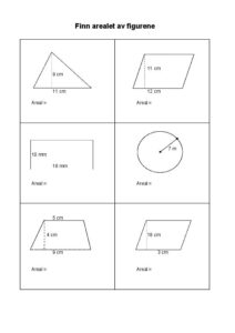 areal av trekant firkant sirkel par trapes 212x300 