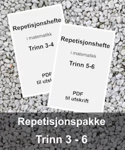 Matematikk hefter pakke
