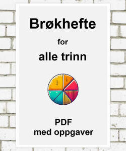 Brøk innføring regning