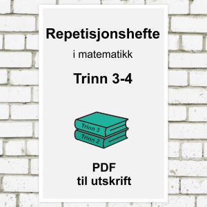 repetisjon mattehefte