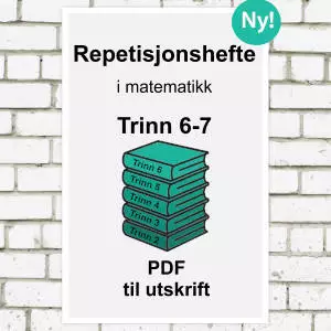 repetisjon 6 og 7 trinn